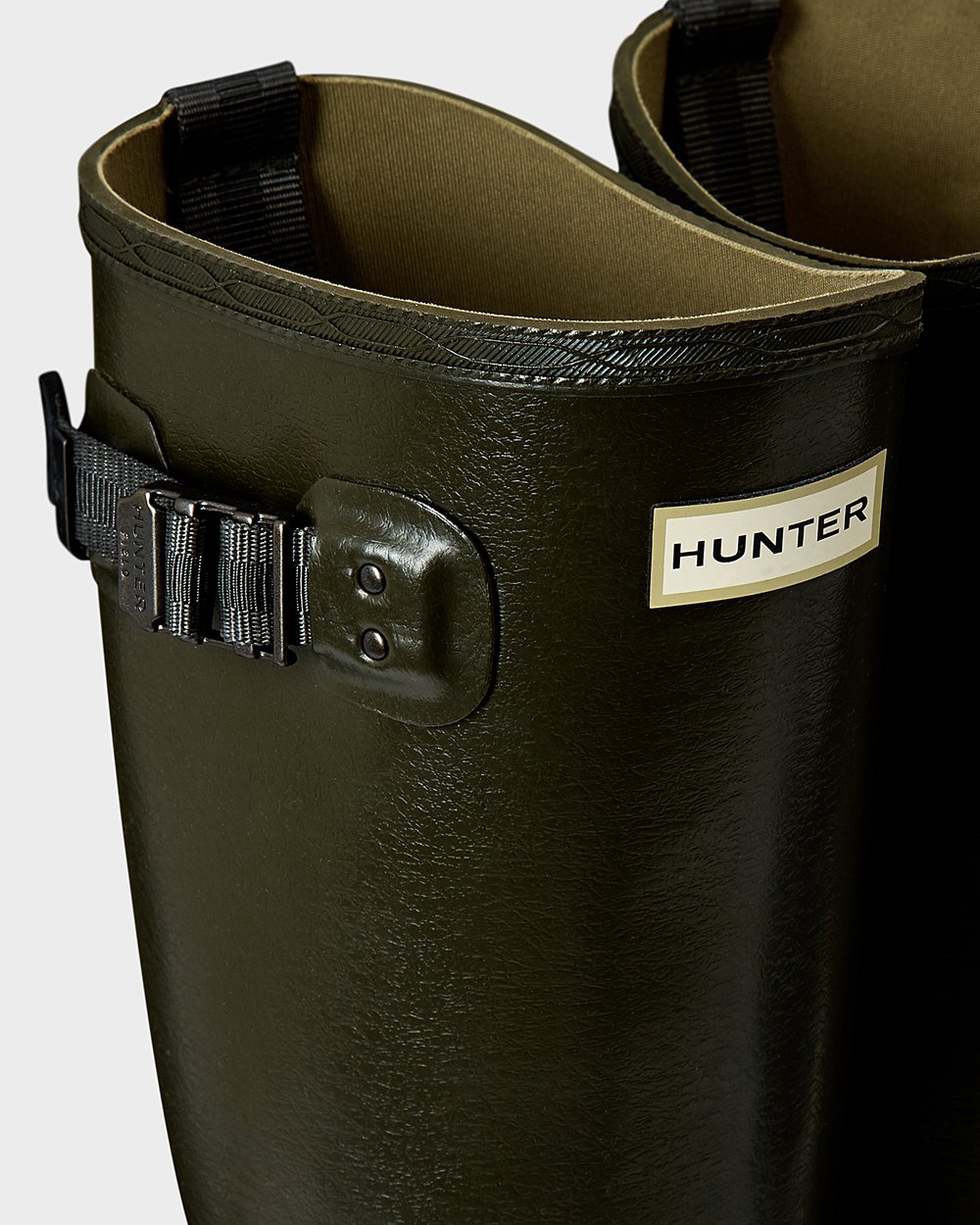 Botas De Altas Hunter Mujer Balmoral Poly-Lined - Verde Oscuro Oliva - Argentina 0926HDRGV